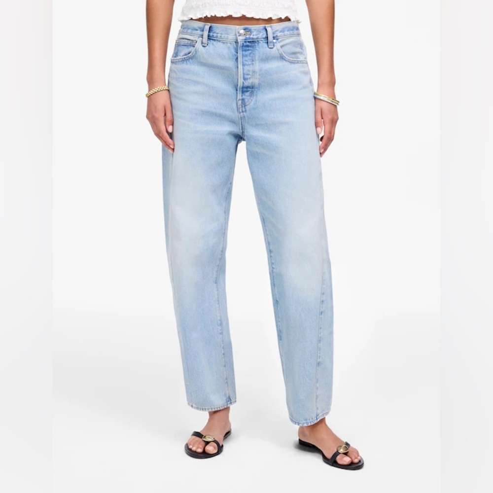 Madewell Pieced Barrel Leg Jeans